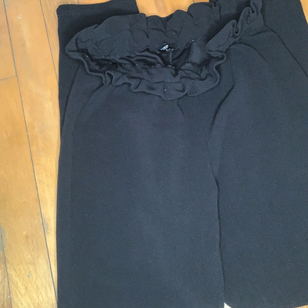 SHEIN ruffled top fancy pants